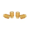 4 typer 510 dropptips PEI Material Wide Bore Drip Tip Mouthpiece Cover för 510 Thread Tank RTA RBA RDA Atomizer DHL