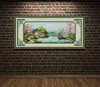 The plantation of love scenery, Enjoyable handmade Cross Stitch Needlework Set Embroidery kits counted print on canvas DMC 14CT 11CT