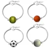 Melhor Presente Novo Football Basquete Bowling Rugby Série Pulseira Pulseira FB254 Mistura Ordem 20 Peças Muito Charme Pulseiras