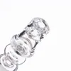 Au détail 15,5 mm Bol Électrique Diamant Noeud Fumeurs Accessoires Quartz Nail Double Stack Givré Joint pour 16mm Chauffage Bobine pour Plates-formes Pétrolières à mr dabs