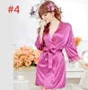 Dressing Gowns Sexiga Kvinnor Satin Lace Robe Sleepwear Underkläder Nightdress G-String Pyjamas 150pcs
