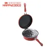 Groothandel happycooco soep pot anti-stick lage druk fornuis dubbele kant fry pan met soep pot