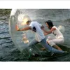 Bola de passeio de água dançando esportes bola 2 m dimater 0.8mm pvc zipper alemão apto para crianças jogando em lagos rios parques crianças Água ao ar livre
