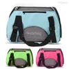 -Borsa da viaggio portatile impermeabile in tela per cani e gatti QET CARRIER 43x20x29 cm 309K