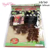 Livre Shiping Costume Brasileiro Kinky Curly Cabelo 250g Humano Weave Ombre Cabelo Curly Cabelo Weave Wet Ondulado Ombre Curly Weave Bundles para Marley