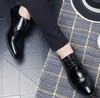 Moda Uomo Appartamenti Scarpe in vera pelle di alta qualità Scarpe da uomo stringate da uomo Scarpe eleganti da uomo Oxfords autunnali Taglie forti