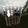 Glass Smoking Pipes Manufacture Hand-blown hookah Bongs Colorful Beauty Hot Pot