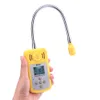 Freeshiping Draagbare Gas Analyzer Professionele Brandbare Gasdetector Gas Leklocatie Bepaal Tester met LCD-scherm Geluidslichtalarm