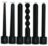 6 po Hair Curler Set Wand Spiral Electric Curling Iron Hine Conical Gourd en forme de baril interchangeable 9mm32mm6753490 Curlg He 9mm32mm753490