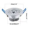 LED Ceiling Light Downlight spotlights 3W lamp AC85-265V Aluminum Heat Sink convenience