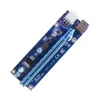 PCI-E USB3.0 Express 1x -16X GPU Extender Riser Card Adapter Strömkabel 4pin US B00414