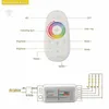 DC12V-24V 2.4G Touch Screen Dimmable LED RGB Remote Wireless RF RGBW Led Controller 6A 4 Channel for 5050 3528 5630 led strip