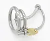 Metal Male Chastity Devices Cock Cages with Catheter Catheters & Sounds Lock Penis Ring Cage Plug Sex Toys for Men