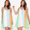 2017 Europa US Summer Sexy Sling Szyfonowa Sukienka Beach Casual Dress Top Bez Ramiączek Digital Drukowanie Dress