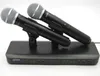 Gratis frakt! BLX BLX288 BLX88 PG 58A UHF Wireless Microphone Karaoke System med PG58 Dual handhållen sändare Microfone Mic