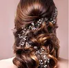 Breloque Perles D'eau Douce Cheveux De Mariée Vigne - 1M Extra Long Pièce De Tête De Mariée Faite À La Main, Accessoires De Cheveux Bande De Cheveux De Mariage