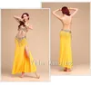 سيدة الرقص الشرقي زي مثير تصميم s / m / l 3 قطع brabeltskirt مثير الرقص المرأة الرقص الملابس مجموعة البقان الهندي ارتداء 6 اللون