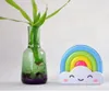 Nattljus LED Baby Kids Rainbow Toddler Nattljus med röstsensor Plug in Wall Lamp