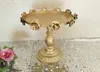 Gold 3pcs/sets iron metal cake stand cake pan West pallet wedding decoration