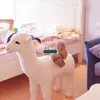 Dorimytrader simulerad alpaca plyschstol fyllda realistiska djur får leksaker dekoration rida på baksidan 78cm x 25 cm x 76cm dy61806