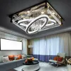 BE 50シンプルなモダンな創造的な長方形の天井の光の楕円形のLEDクリスタルランプリビングルームレストラン寝室ホテルシーリングライト照明