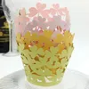 Bruiloft Gunsten Lucky Leaf Laser Cut Kant Cream Cup Cake Wrapper Cupcake Wrappers voor Bruiloft Verjaardag Partij Decoratie 12pc Per Lot