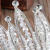 Luksusowy Clear Crystal Bridal Tiara Wysoka jakość oszałamiająca Shinny Big Pageant Crown Epacket Brithday Party Po Hair Akcesoria