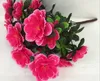 Flower azalea o długości 40 cm sztuczne kwiaty Azaleas 6Sems na wiązkę na ślub Centerpiece3651542