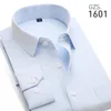 Homens Casuais Camisas Autumn Listrado Moda Homens Vestido de Manga Longa Brand Roupas Social Não-Ferro Formal Negócios Camiseta Formal1