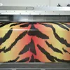 Tygrys Skóra Camo Winyl do samochodu Wrap z Powietrzem Gloss / Matt Camouflage Naklejki Naklejki Filmowe Drukowane samoprzylepne samoprzylepne 1.52x30m (5x98FT)