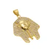 Hip Hop Tutanchamun Gold Ägypten Pharaonen Halsketten Anhänger Neue Mode Schmuck Für Männer Lange Halskette