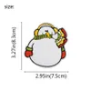 DIY Boże Narodzenie Snowman Patches Do Odzieży Żelazo Haftowane Patch Aplikacja Żelazka Na Kurtce Dżinsy Łatwa Akcesoria do szycia Naklejki