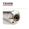 TKOSM 51 mm Universal Motorcycle Modified Muffler Pipe With DB Killer Laser For X - REMUS Sport Exhaust for Honda NC700 Antiqued Vintage