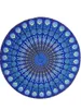 Vrij tapijt lichtgewicht chiffon strand handdoek ronde bohemian stijl mandala ronde raam gordijn laken tafelkleed couch dekking 150cm