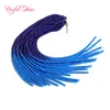 hair extension two tone straight dreadlocks braids dropshipping synthetic 20inch faux locs synthetic braiding hair