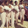 African American Grecian Bridesmaid Dresses 2017 Unique One Shoulder Peach Pink Mermaid Long Formal Dresses for Women With Sash5059852