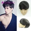 9x7 inch America and Europe hot sell mens wig short wigs hair male wig man hair wigs male wigs for men replacement wig