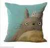 Çevre Dostu Anime çinçilla Totoro yastık kılıflar Yastık Kapak Yastık Keten Pamuk Ev Yumuşak Kare Yastık Kılıfı Noel hediyesi atın