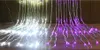 LED Waterfall String Curtain Light Water Flow Christmas 6m * 1.5m 300 LED Wedding Party Wakacje Dekoracji Wróżki Światła Sznur