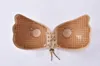 Push Up Butterfly Wing Invisible Bra Silicon Adhensive Bra Lace Up Trouwjurk BH Big Size Strapless Freebra gratis verzending