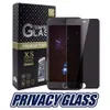 واقي شاشة الخصوصية لـ iPhone 13 12 XS Glass Cover Cover Shield لـ LS775 LS770 Samsung S8 S7 مع حزمة البيع بالتجزئة