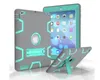 3 in 1 Hybrid Case Robot Heavy Duty Shockproof Cover With Stander for iPad mini 1234 air air2 Pro LG Pad 2/3 Samsung Tab A E