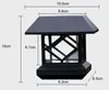 Sonnenspalte Scheinwerfer im Freien Lichter Garten Lichter Zaun Einsätze Wasserdichte Warmweiß LED Solar Street Light Llfa