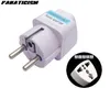 High Quality International Universal 2 Pin UK/US/AU To EU Plug Adapter Brazil Italy Travel Charger Electrical Plug Adaptor Converter Socket