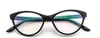 2017 Women Cat Eye Decoration Eyewear Optical Glasses Frame Brand Designer Clear Lens Eyeglasses 10pcs/Lot Free Shipping