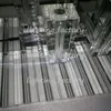 エル階段のシャンデリアモダン照明器具四角いシャンデリアレインドロップ照明スパイラル階段クリスタルシャンデリアステイン242E