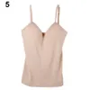 Wholesale- NEW Fashion Women's Adjustable Built In Bra Padded Self Mold Bra Tank & Tees Camisole Retail/Wholesale 5AUX 7EBS 94YE
