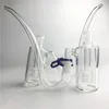 DIY Fumer Bong Ash Catchers 14mm 14.4mm avec Tube De Paille De Verre J-Hook Adaptateur En Plastique Keck Clips pour Conduites D'eau