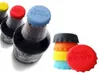 500pcs/lot Silicone Beer Bottle Cap Wine Stoppers Sealing Cover Leak Free Sealers Keep Bear Fresh Bar Tools random colors