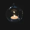 100 pièces/boîte support de lumière de thé terrariums de plantes d'air en verre, porte-bougie en verre suspendu pour chandelier de mariage/décor de jardin/décor à la maison